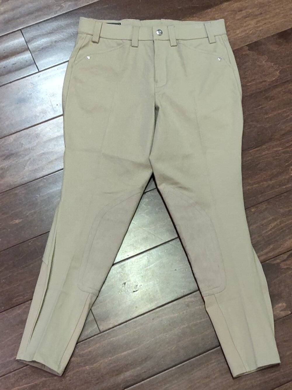 Ariat Heritage Men's Riding Breeches Elite Knee Patch Tan SIZE 28R